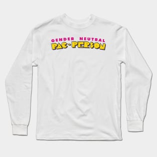 Gender Neutral Pac-Person Long Sleeve T-Shirt